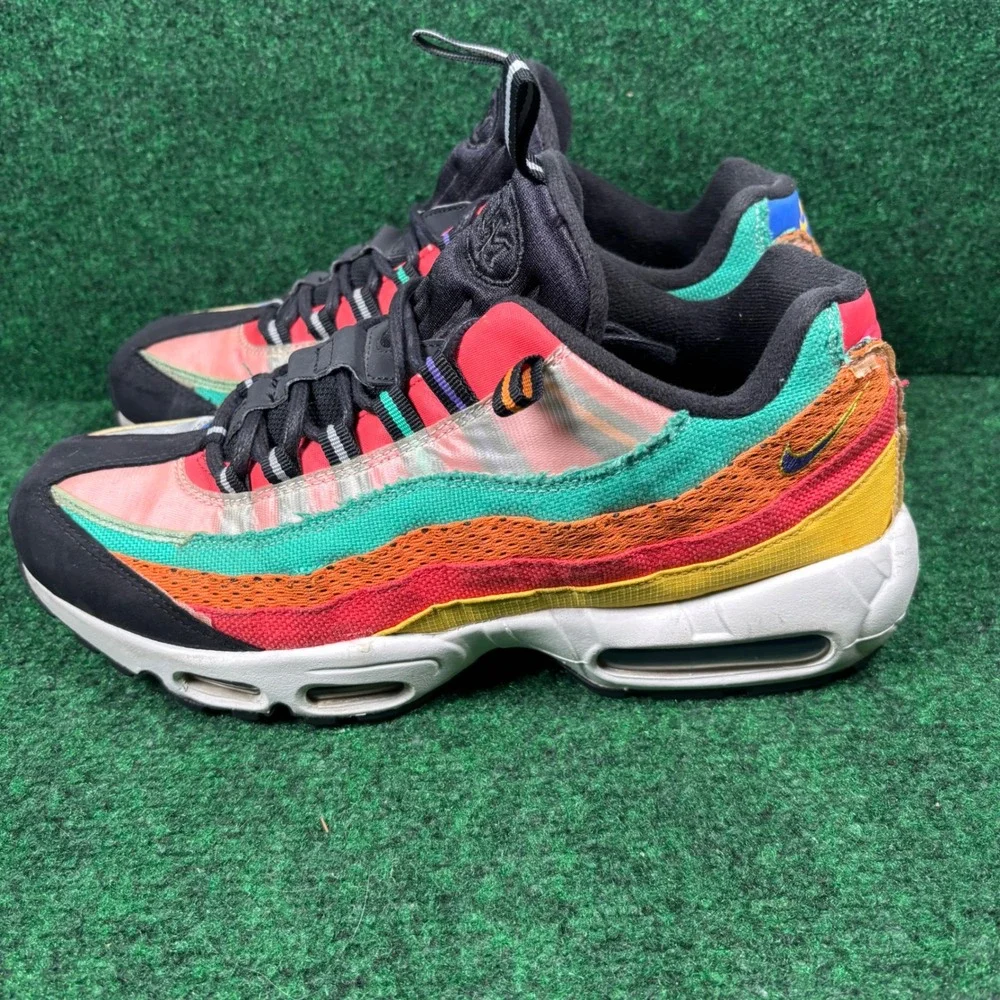 Nike Air Max 95 BHM 2020 Mens Multi Color Black White CT7435-901 Size 11